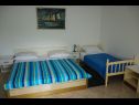 Apartmaji Zdravko - 150 m from sandy beach: SA1(3), SA2(3), A3(5) Duće - Riviera Omiš  - Apartma - A3(5): spalnica