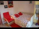 Apartmaji Nasta - 10 m from beach: A1(2+2), SA2(2), SA3(2) Omiš - Riviera Omiš  - Studio apartma - SA2(2): spalnica