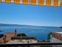 Apartmaji Aurel - sea view: A1(4+1) Omiš - Riviera Omiš  - pogled na morje