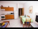Apartmaji Sea View - 250 m from sea: A1 Grande(7+1), A2 Vila Jadrana(2+1) Suhi Potok - Riviera Omiš  - Apartma - A2 Vila Jadrana(2+1): kuhinja in jedilnica
