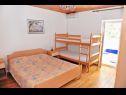 Apartmaji Draga - 15 m from pebble beach: SA1(4), A2(4+2), A4(3+1) Metajna - Otok Pag  - Studio apartma - SA1(4): spalnica
