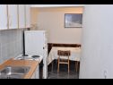 Apartmaji Draga - 15 m from pebble beach: SA1(4), A2(4+2), A4(3+1) Metajna - Otok Pag  - Apartma - A2(4+2): kuhinja in jedilnica