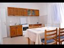 Apartmaji Draga - 15 m from pebble beach: SA1(4), A2(4+2), A4(3+1) Metajna - Otok Pag  - Apartma - A4(3+1): kuhinja in jedilnica
