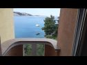 Apartmaji Grand view - 2m from the beach : A1(6) Stara Novalja - Otok Pag  - Apartma - A1(6): pogled z okna