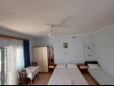 Apartmaji Bor - 20 meters from beach: SA3(2+1), A1(4+1), A2(4+1) Kraj - Otok Pašman  - Studio apartma - SA3(2+1): spalnica