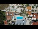 Hiša za počitnice Three holiday homes: H1 Azur (4), H2 Wood (4), H3 Ston (4+2) Orebić - Polotok Pelješac  - Hrvaška  - hiša