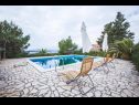  Irena - with private pool: A1(4) Banjol - Otok Rab  - bazen