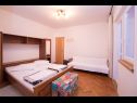 Apartmaji Anka - 10 m from sea: A1(4), A2(4) Kampor - Otok Rab  - Apartma - A2(4): spalnica