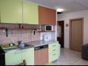 Apartmaji Dragi - at the beach & parking: A1(2+2), A2(2+1) Zaliv Kanica (Rogoznica) - Riviera Šibenik  - Hrvaška  - Apartma - A1(2+2): kuhinja