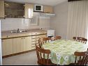 Apartmaji Neva - 150m from sea: A1(6), A2(6) Primošten - Riviera Šibenik  - Apartma - A1(6): kuhinja in jedilnica