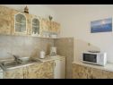 Apartmaji Tonci - by the sea: A2(4), A3(4) Rogoznica - Riviera Šibenik  - Apartma - A2(4): kuhinja