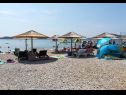Apartmaji Marija - 100 m from beach: A1(4), A2(4), A3(4), A4(3), A5(2+1) Tribunj - Riviera Šibenik  - plaža