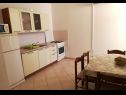 Apartmaji Marija - 100 m from beach: A1(4), A2(4), A3(4), A4(3), A5(2+1) Tribunj - Riviera Šibenik  - Apartma - A4(3): kuhinja in jedilnica