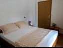 Apartmaji Jak - parking and BBQ: A1(2), A2(2), A3(4) Vodice - Riviera Šibenik  - Apartma - A1(2): spalnica