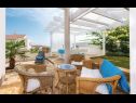 Apartmaji Big blue - terrace lounge: A1(4) Vodice - Riviera Šibenik  - Apartma - A1(4): vrtna terasa