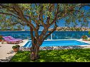 Hiša za počitnice Lucmar - swimming pool and sea view H(8+2) Zatoglav - Riviera Šibenik  - Hrvaška  - bazen