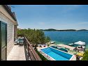 Hiša za počitnice Lucmar - swimming pool and sea view H(8+2) Zatoglav - Riviera Šibenik  - Hrvaška  - H(8+2): terasa