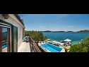 Hiša za počitnice Lucmar - swimming pool and sea view H(8+2) Zatoglav - Riviera Šibenik  - Hrvaška  - H(8+2): pogled s terase