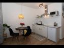 Apartmaji Edvard - garden terrace : SA1- zeleni (2), SA2- plavi (2) Split - Riviera Split  - Studio apartma - SA1- zeleni (2): kuhinja in jedilnica