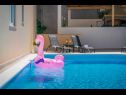 Apartmaji Lux 1 - heated pool: A1(4), A4(4) Marina - Riviera Trogir  - bazen