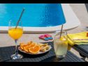 Apartmaji Lux 1 - heated pool: A1(4), A4(4) Marina - Riviera Trogir  - bazen