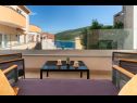 Apartmaji Lux 1 - heated pool: A1(4), A4(4) Marina - Riviera Trogir  - terasa