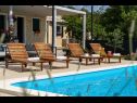 Hiša za počitnice Pax - with pool: H(4+2) Marina - Riviera Trogir  - Hrvaška  - terasa