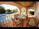 Hiša za počitnice Stone&Olive - with pool: H(5+1) Marina - Riviera Trogir  - Hrvaška  - terasa
