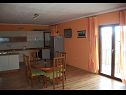 Apartmaji Luka - pet friendly A1(4+2) Seget Donji - Riviera Trogir  - Apartma - A1(4+2): kuhinja in jedilnica