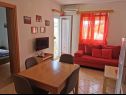 Apartmaji Katy - 150m from the clear sea: A1(2+2) Seget Vranjica - Riviera Trogir  - Apartma - A1(2+2): dnevna soba