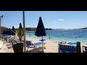 Apartmaji Ante - 50 M from the sea : A1(5), A2(8) Seget Vranjica - Riviera Trogir  - plaža