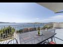 Apartmaji Mil - 80m from the sea A1(4+1), A2(2) Sevid - Riviera Trogir  - Apartma - A1(4+1): pogled