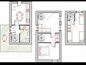 Apartmaji Irvin - sweet apartment : A1(5) Trogir - Riviera Trogir  - Apartma - A1(5): tloris