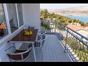 Apartmaji Petar - great location close to the sea: A1 Donji (4+2), A2 Gornji (4+2) Trogir - Riviera Trogir  - Apartma - A2 Gornji (4+2): balkon