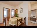 Apartmaji Ivanka - 200 m from sea: A1(4) Trogir - Riviera Trogir  - Apartma - A1(4): kuhinja in jedilnica