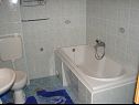Apartmaji Tone - spacious and comfortable: A1 zuti(5+2), A2 plavi(5+2) Trogir - Riviera Trogir  - Apartma - A2 plavi(5+2): kopalnica s straniščem
