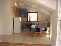 Apartmaji Tone - spacious and comfortable: A1 zuti(5+2), A2 plavi(5+2) Trogir - Riviera Trogir  - Apartma - A2 plavi(5+2): kuhinja in jedilnica