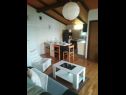 Apartmaji Vlatkica - 10 m from beach: A1 Vlatkica(4), A2 Lea(4) Maslenica - Riviera Zadar  - Apartma - A2 Lea(4): kuhinja in jedilnica