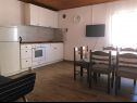 Apartmaji Petar - 30 m from sandy beach: A1(6+1), A2(4), SA3(2) Nin - Riviera Zadar  - Apartma - A1(6+1): kuhinja in jedilnica