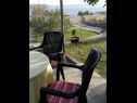 Apartmaji JoPek - sea view; SA1(2+1) Rtina - Riviera Zadar  - Studio apartma - SA1(2+1): terasa