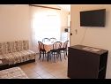 Apartmaji in sobe Jagoda - comfy and cozy : A1 Lijevi (3+2), A2 Desni (3+2), R1(4) Zadar - Riviera Zadar  - Apartma - A1 Lijevi (3+2): dnevna soba