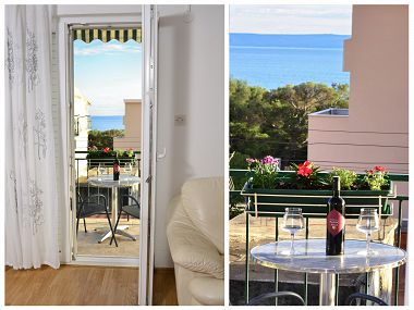 Apartmaji Zrine - comfortable with a balcony: A1(2+2) Makarska - Riviera Makarska 