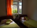 Apartmaji Deni - 70m from beach: A1(4+1) Zaliv Osibova (Milna) - Otok Brač  - Hrvaška  - Apartma - A1(4+1): spalnica