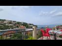 Apartmaji Marin - amazing sea view: A1(4+1), A2(4+1), A3(4+1) Splitska - Otok Brač  - Apartma - A1(4+1): pogled na morje