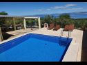 Hiša za počitnice Mario - with pool & sea view: H(4+2) Supetar - Otok Brač  - Hrvaška  - H(4+2): bazen
