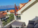 Apartmaji Louis - 250m to the beach: A1(6) Supetar - Otok Brač  - pogled na morje