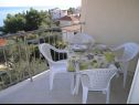 Apartmaji Aurelius - relaxing with gorgeous view A1 Luce (4+2), A2 Marin(2+2), A3 Maja(4+2), A4 Duje(2+2) Okrug Gornji - Otok Čiovo  - Apartma - A4 Duje(2+2): terasa