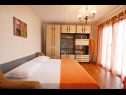 Apartmaji Mihovilovic - 50 m from beach: A1(4), A2(6+1), A3(4+2), A4(2+1) Slatine - Otok Čiovo  - Apartma - A2(6+1): spalnica