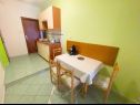 Apartmaji Ani - 10 M from the sea SA1 zeleni(2+1), SA2 žuti(2+1) Jadranovo - Riviera Crikvenica  - Studio apartma - SA1 zeleni(2+1): kuhinja in jedilnica