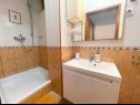 Apartmaji Ani - 10 M from the sea SA1 zeleni(2+1), SA2 žuti(2+1) Jadranovo - Riviera Crikvenica  - Studio apartma - SA2 žuti(2+1): kopalnica s straniščem